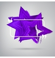 3d colorful star design vector image