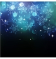 christmas snowflakes background vector image vector image