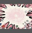 explosion background vector image vector image