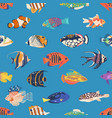 vibrant seamless pattern featuring variety vector image vector image