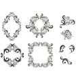 floral ornaments vector image