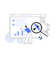 automated testing abstract concept vector image vector image