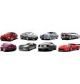 eight cars vector image vector image