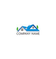 home roof construction company logo vector image