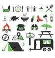 camp vector image vector image