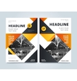 brochure design template vector image vector image