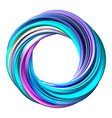 modern colorful flow poster wave liquid shape vector image vector image