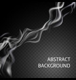 realistic smoke composition vector image