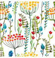 watercolor natural seamless pattern vector image vector image