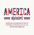 america font vector image