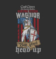 american medieval army vector image vector image