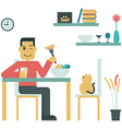 eat good food vector image vector image