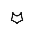 fox logo icon vector image