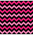 cute chevron seamless pattern - black and pink vector image