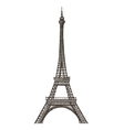 eiffel tower logo design template paris vector image vector image