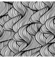 seamless abstract wave hand-drawn pattern vector image vector image