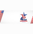 fourth july independence day abstract vector image
