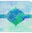 abstract background with traditional ornament vector image