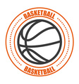 basketball sport vector image vector image