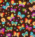 colorful butterflies vector image vector image