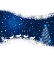 christmas background vector image