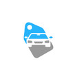 label automotive logo icon design vector image