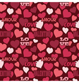 valentine pattern vector image