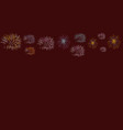 firecrackers template vector image vector image
