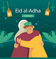 flat eid al adha posts set vector image