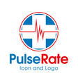 pulse rate vector image