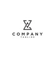 vg triangle logo vector image