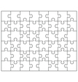 puzzle vector image