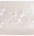 biohazard iconbiological danger vector image vector image