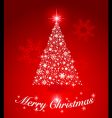 christmas tree vector image