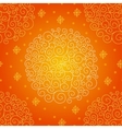 pattern with christmas ball vector image vector image