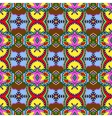 seamless geometry vintage pattern ethnic style vector image