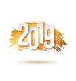 2019 happy new year background for flyers vector image vector image
