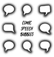 Comic speech bubbles Royalty Free Vector Image