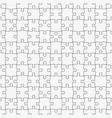 puzzle seamless pattern black and white easy vector image