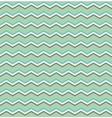 tile white btown blue and green zig zag pattern vector image