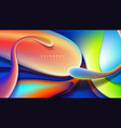 abstract distorted shape background vector image vector image