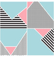 abstract geometric seamless pattern vector image vector image