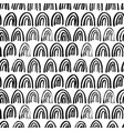 half circle seamless pattern vector image vector image