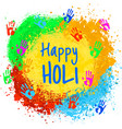 indian holiday holi vector image vector image