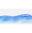 transparent water wave vector image