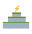 pixel video game vector image