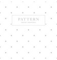 simple geometric seamless pattern with stars vector image
