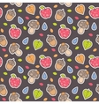 autumn pattern vector image vector image