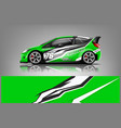 car decal wrap design vector image