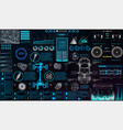 car service in the style of hud auto application vector image